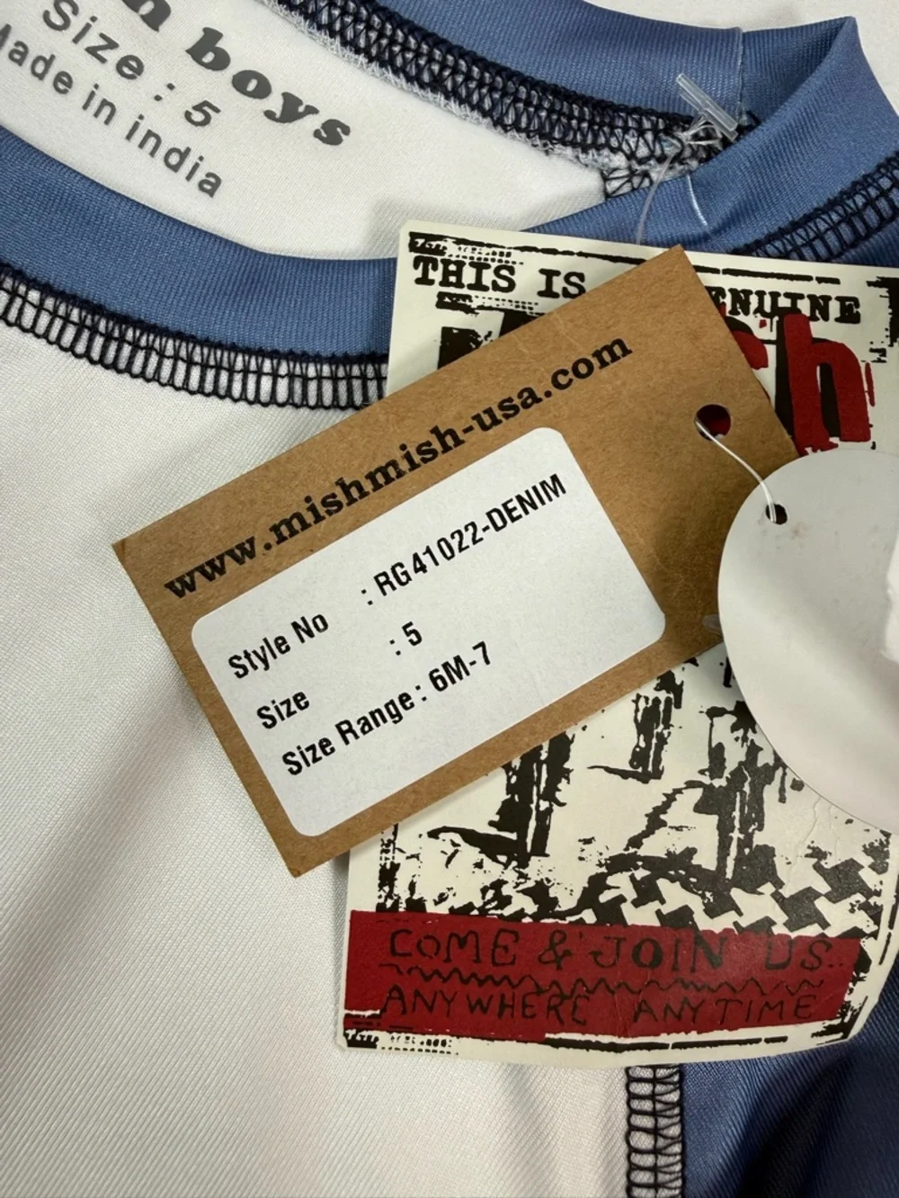 Mish Boys nwt mish